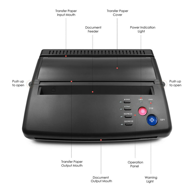 Tattoo Thermal Stencil Maker Tattoo Transfer Copier Printer Machine A4 &A5  Paper
