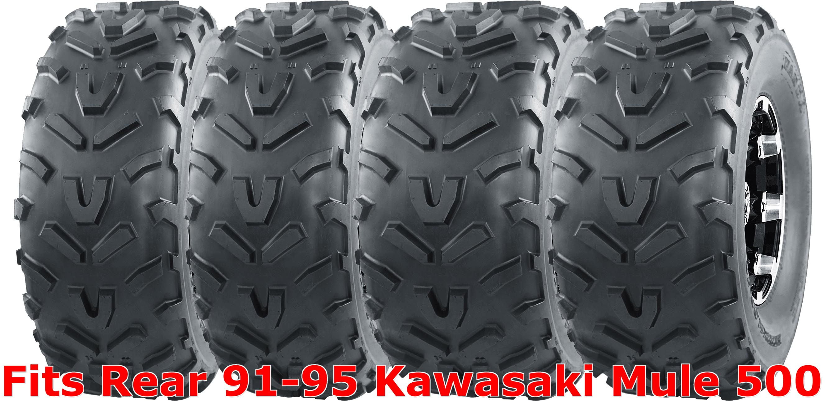 Set 4 WANDA ATV tires 22x910 Front & 22x1110 Rear 9195 Kawasaki Mule