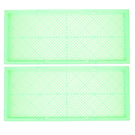 FONDOTIN 2-Pack Seed Starting Trays for Germination PP Plastic Plant Growing Trays for Gardeners and Farmers