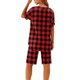 thumbnail image 3 of Conjunto de Lino para las Mujeres Casual a Damas Manga Corta con Bolsillos Pantalones Cortos, Traje de Dos Piezas para Primavera Verano, 3 of 8