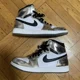 thumbnail image 1 of A i r-Jor-dan 1 RETRO HI THINK 16 PASS THE TORCH KAWHI AQ7476-016, 1 of 6