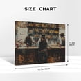 thumbnail image 4 of 12x16 inch Tavern Decor Cowboys On Tavern Canvas Painting,Funny Rustic Tavern,Restaurant,Bar Wall Decor Art Prints & Poster,Oil Painting Canvas For Cowboy Lover Gift,Home Kitchen Decoration, 4 of 6