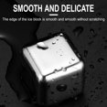 thumbnail image 5 of Whiskey Ice Stone Ice Wine Stone Reusable Stainless Steel,Set Of 8 Cool Cubes Wine Beer And All Drinks, Xinsrenus Under $5! Whiskey Ice Stone Ice Wine, 5 of 5
