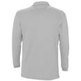 thumbnail image 3 of SOLS Mens Winter II Long Sleeve Pique Cotton Polo Shirt, 3 of 5