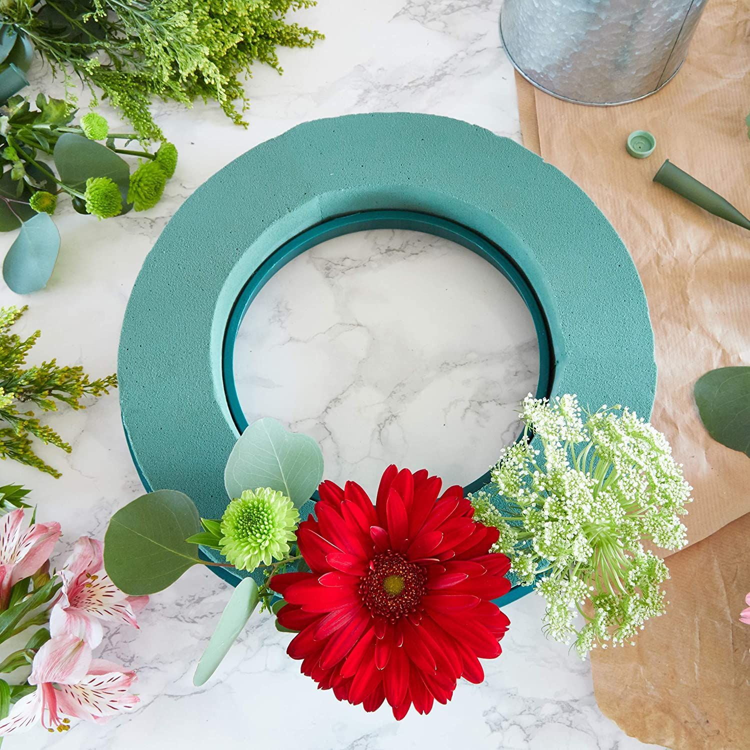 Wet Foam For Flowers Walmart Gala Bouquet Holder W Artesia Wet Foam 4