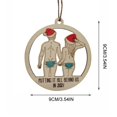 thumbnail image 4 of Adorno de Navidad de madera Corte digital Adorno de árbol de Navidad Regalo de Navidad Decoración del hogar Wmkox8yii gf6206, 4 of 4