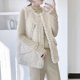 thumbnail image 4 of Chaquetas y abrigos casuales sin mangas y sin capucha para mujer, abrigos casuales de invierno a la moda, chaquetas integradas de longitud media, abrigos para mujer, 4 of 9