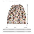 thumbnail image 3 of Pofeuu Transport Print Multifunction Beanie Hat for Men Women Fashion Scarf Soft Stretch Skull Cap, 3 of 8