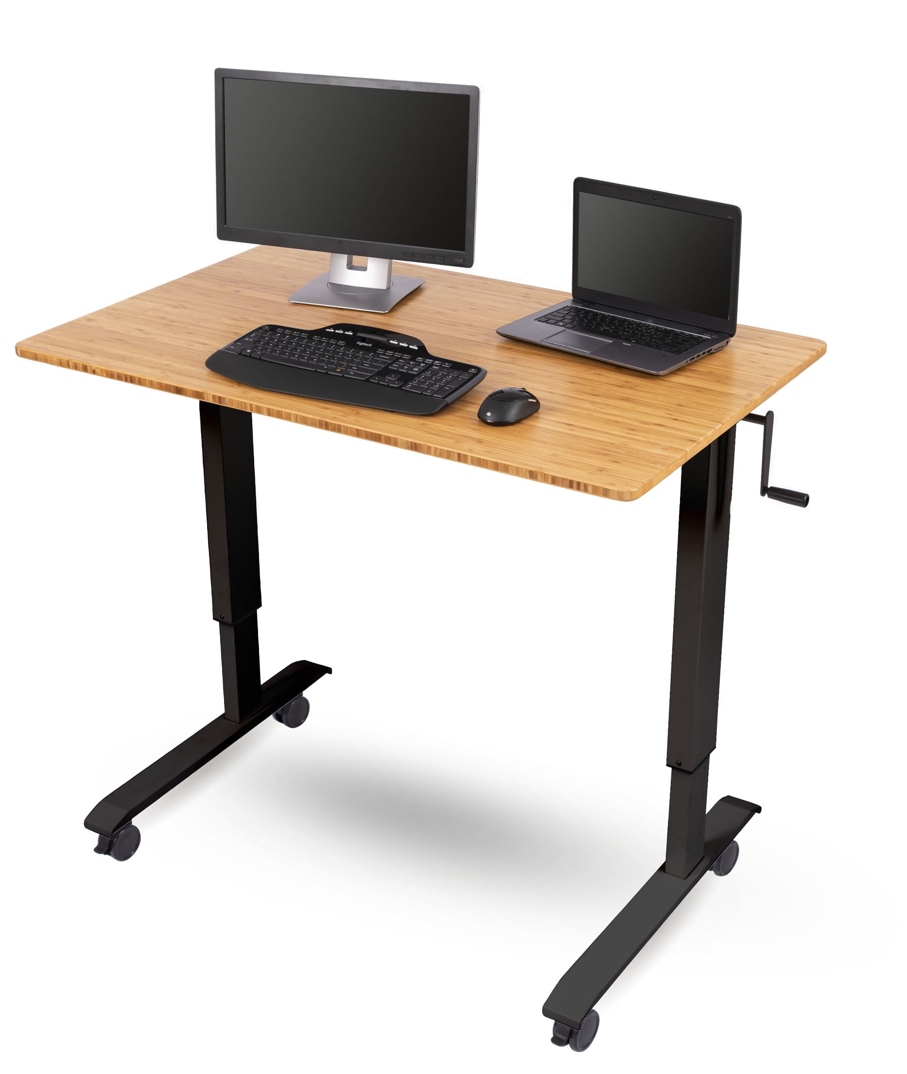 Stand Up Desk Store Crank Adjustable Height Standing Desk