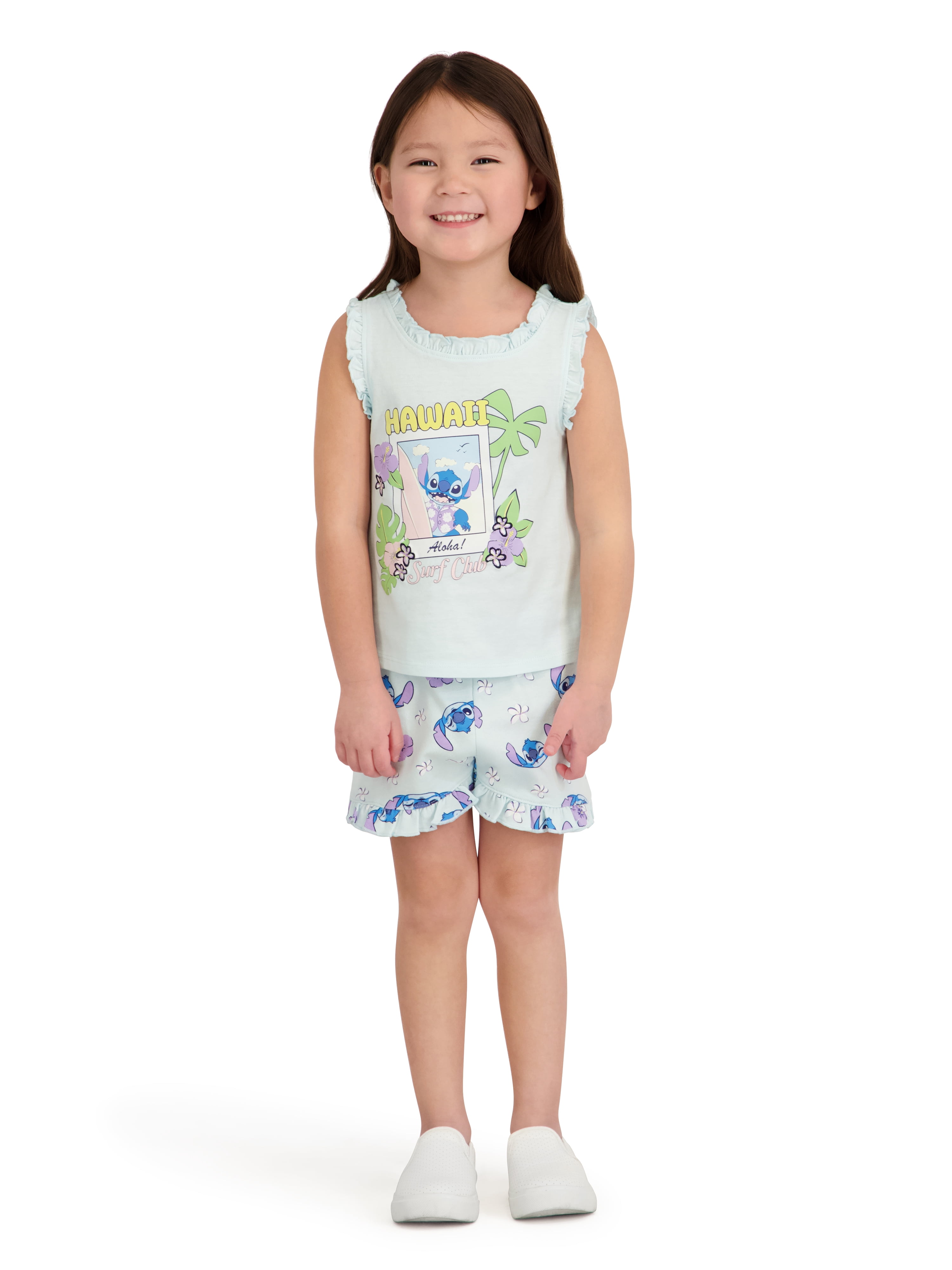 Stitch Toddler Girl Short Set, Sizes 12 Months-5T