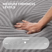 Sweetnight CoolNest® Memory Foam King Size Mattress 14 inch Cooling Mattresses in a Box,Scientific Support,Medium Soft