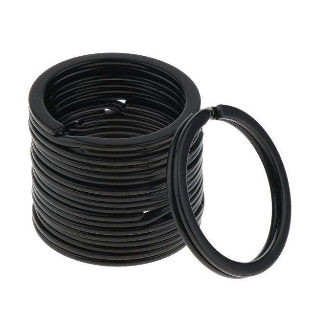 Hebilla de Llavero de Acero inoxidable Sunnimix 10 piezas 25mm
