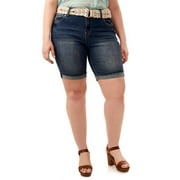 Junior's Plus Wallflower Bermuda