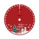 thumbnail image 1 of Falda de árbol de Navidad de 90cm, alfombra de árbol de Navidad de copos de nieve de Papá Noel, decoración de Feliz Navidad para el hogar, adornos de Año Nuevo 2023, 1 of 4