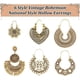 thumbnail image 3 of 6 pares de pendientes colgantes vintage, 3 of 7