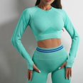 thumbnail image 1 of uds Yoga mallas de manga larga pantalones traje sin costuras gimnasio deportes conjunto ropa activa mujeres ropa deportiva Push Up Fitness ropa de entrenamiento, 1 of 5
