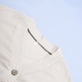 thumbnail image 2 of Gibobby Conjunto de sudadera y pantalones Mujer Otoño Invierno Casual Cuello En V Color Sólido Botón Manga Larga Chaqueta Pantalones Traje(Blanco,M), 2 of 5