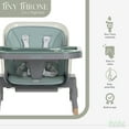thumbnail image 6 of Evolur Tiny Throne 2-in-1 Portable High chair in Matcha Green, Baby High Chair Converts into Booster Seat & Adult Stool, Removable Tray and Easy To Clean, 6 of 21