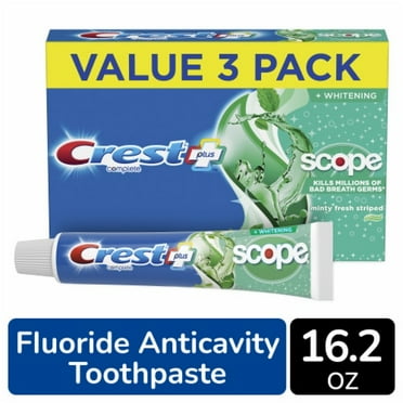 Crest   Scope Complete Whitening Toothpaste Minty Fresh - 5.4 oz - 3 ct