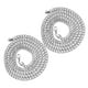 thumbnail image 3 of 2 uds. Collares de cadena de acero inoxidable para hombre, collar moderno, cadena de eslabones, collar elegante, cadena, joyería de moda para mujeres y hombres, 3 of 6