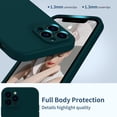 thumbnail image 4 of for iPhone 12 Pro Max Case with Screen Protector,Complete Protection with Enhanced Camera Lens Cover,Soft Silicone Protective Phone Case for iPhone 12 Pro Max 6.7",Pine Green, 4 of 13