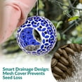 thumbnail image 5 of Sunnydaze Mosaic Glass Fly-Through Hanging Bird Feeder, 1-Cup Capacity, Lavender Mosaic, 5 of 11