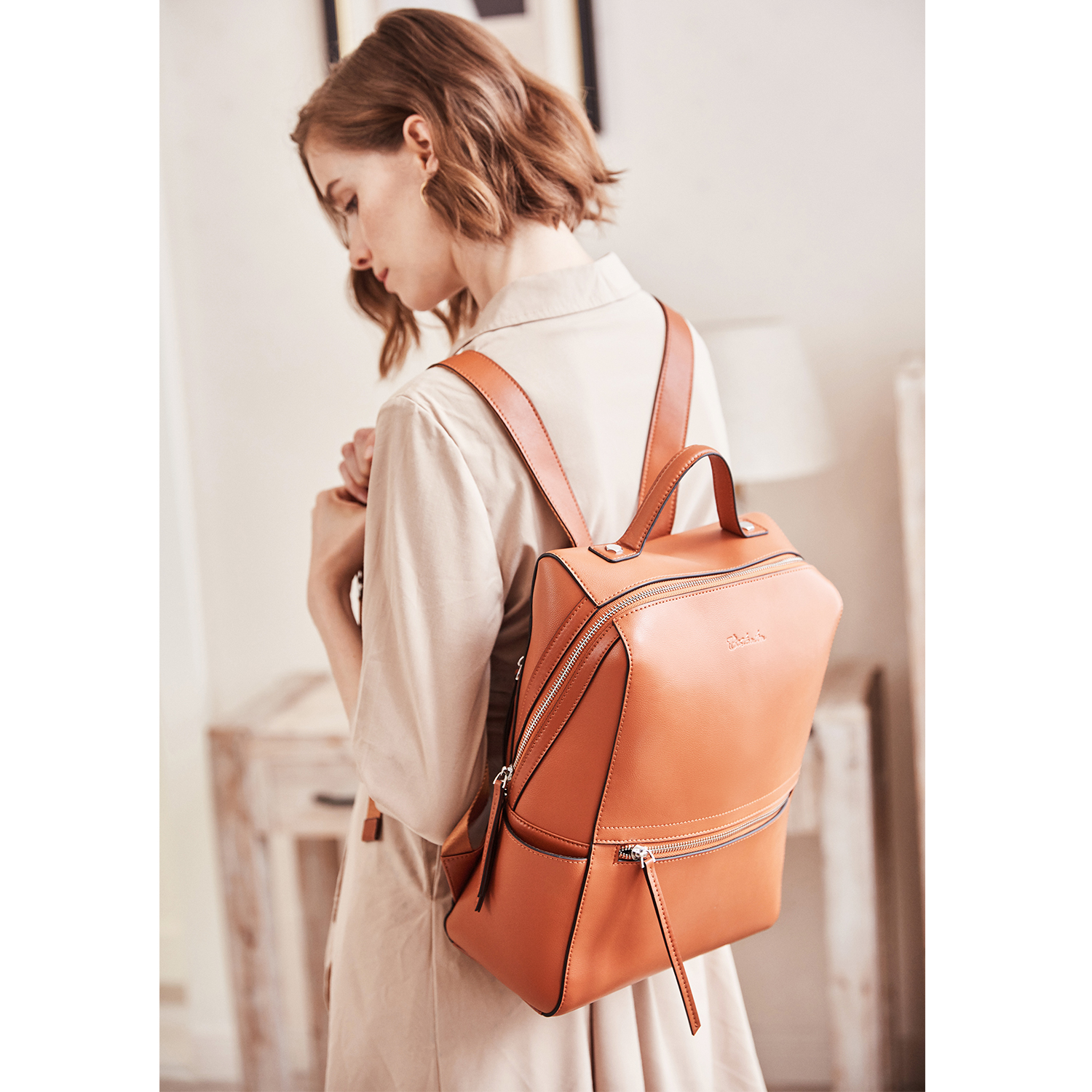 The Knuckle | Women's Leather Backpack Purse – The Real Leather Company