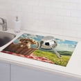 thumbnail image 6 of Sikiie Adorable Puppy Basket Dish Drying Mat, Kitchen Counter Mat, Self Drying Mat for Kitchen Counter Dish Drying Pad ,for Dishes, Utensils, Pots and Pans(24" x 18"), 6 of 7