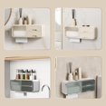 thumbnail image 5 of KYAIGUO Bathroom Tissue Box Napkin Storage Box Plastic Waterproof Tissue Container Bathroom Decorative Hanging, 5 of 9