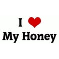 thumbnail image 3 of CafePress - I Love My Honey Mug - 11 oz Ceramic Mug - Novelty Coffee Tea Cup, 3 of 6