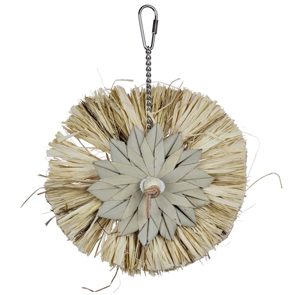 Prevue Pet Products Naturals Raffia Round Bird Toy