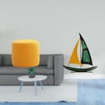 thumbnail image 2 of Escabel,Taburete pequeño,otomana,taburete de sofá,taburete de té,Taburete cúbico para los pies,ideal para dormitorio o baño.,Figura de velero,Escultura de velero de hierro para decoración, 2 of 8
