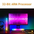 thumbnail image 2 of Tignapoo Dynamic RGB Sound-Activated Ambient Desk Lights with Music Syncing Feature - Adjustable Modes and Colors for a Vibrant Gaming Experience, PC and Aluminum Build, Perfect for Your Workspace, 2 of 7