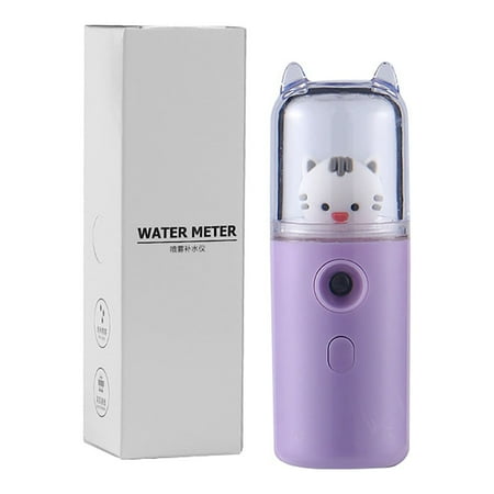 

New Cartoon Cute Pet Water Replenishment Instrument Spray Instrument Face Steamer Handheld USB Charging Mini Humidifier Excision Picking Stone Roller for Face Beauty Products for Teenage Girls Makeup