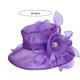 thumbnail image 4 of Sombrero de playa precioso, sombrero de Sol de malla de Color sólido, Anti-UV, flor Medieval, gorra plana de verano, suministro de vacaciones, gorra plana para mujer, 4 of 4