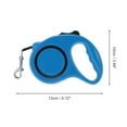 thumbnail image 4 of Unique Bargains 1 Pc Circle Style Pet Leash Scaling Dog Leash for Dog 9.84ft Long Blue, 4 of 6