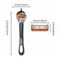 thumbnail image 3 of Golikin Men's Razor Blade Replacement Set With Free Handle - Ultra Sharp Stainless Steel Blades For Smooth Shaving, Ultra Sharp Stainless Steel Blades, For Face Head Body Shaving (48 PCS), 3 of 6