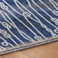 thumbnail image 5 of Addison Rugs Dream Shag Premium Machine Washable Transitional Rope Navy Rectangle Rug, 8' x 10', 5 of 8