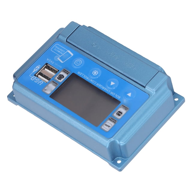 Solar Controller, Solar Panel Regulator 12V 24V 36V 48V 60V LCD Display for Household 30A,40A,50A,60A