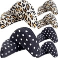 thumbnail image 1 of FELTECHELECTR 6 pares de plantillas de relleno para zapatos unisex, almohadillas de esponja para la punta del zapato, plantillas para tacones altos, 1 of 2