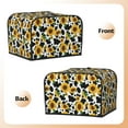 thumbnail image 6 of Cauagu Cute Cow Print Sunflower D for 4 Slice Toaster Cover (11.4''×7.9''×7.5'') Bread Machine Cover Toaster Protector Kitchen Appliance Dust Cover, 6 of 7