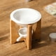 thumbnail image 4 of 1 juego de quemador de aceite esencial con soporte de bambú perfumado, calentador de cera derretida, portavelas, 4 of 8