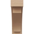 thumbnail image 2 of 7"W x 14"D x 21"H Classic Rivera Rough Cedar Woodgrain TimberThane Corbel, Primed Tan, 2 of 6