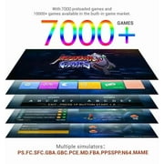 1280x720P Pand0ra Games Arcade Game Console, 6000 Games Installed, WiFi Function to Add More Games, Support 3D Games, Search/Save/Hide/Pause Games