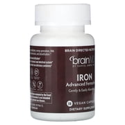 BrainMD Iron, 30 Vegan Capsules (25 mg per Capsule)
