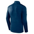 thumbnail image 3 of Men's Fanatics  Deep Sea Blue Seattle Kraken Authentic Pro Quarter-Zip Pullover Top, 3 of 3