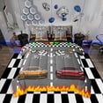 thumbnail image 1 of Erosebridal Twin Comforter Set 7 Pieces,Speed Car Reversible Bed in a Bag Twin,Race Car Twin Bedding Set,Racing Car Comforter,Flat Sheet,Fitted Sheet,Pillowcases, 1 of 5