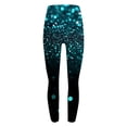 thumbnail image 6 of lcziwo Lightning Sales, Holiday Leggings for Women 2025 New Years Eve Glitter Sparkle Print Legging Pants Casual Full Length High Waist Tummy Control Yoga Tights Multicolor L, 6 of 7