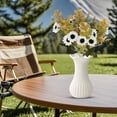 thumbnail image 4 of 1PC Beige Daisy Artificial Flower Bouquet - 13in Simulation Floral Arrangement for Living Room/Wedding Decor, Home Entrance Decoration (C), 4 of 9