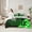 Green, variant on Feelyou Video Gamer Gamepad Twin Bedding Sets 7-Piece, Blue Red Watercolor Splatter Bedding Comforter Set, Honeycomb Abstract Reversible Sheet Sets, Lightweight Room Decor